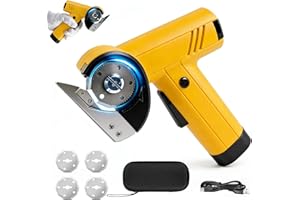 Rechargeable High-Speed Cardboard Cutter, Cordless Electric Scissors Cardboard, Box Cutter with LED Light, LED Display, 4.2v 