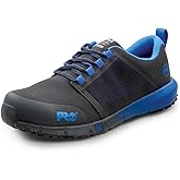 Timberland PRO Radius, Men's, Black Ripstop Nylon/Blue Pop, Comp Toe, EH, MaxTrax Slip-Resistant Work Athletic (8.0 W)
