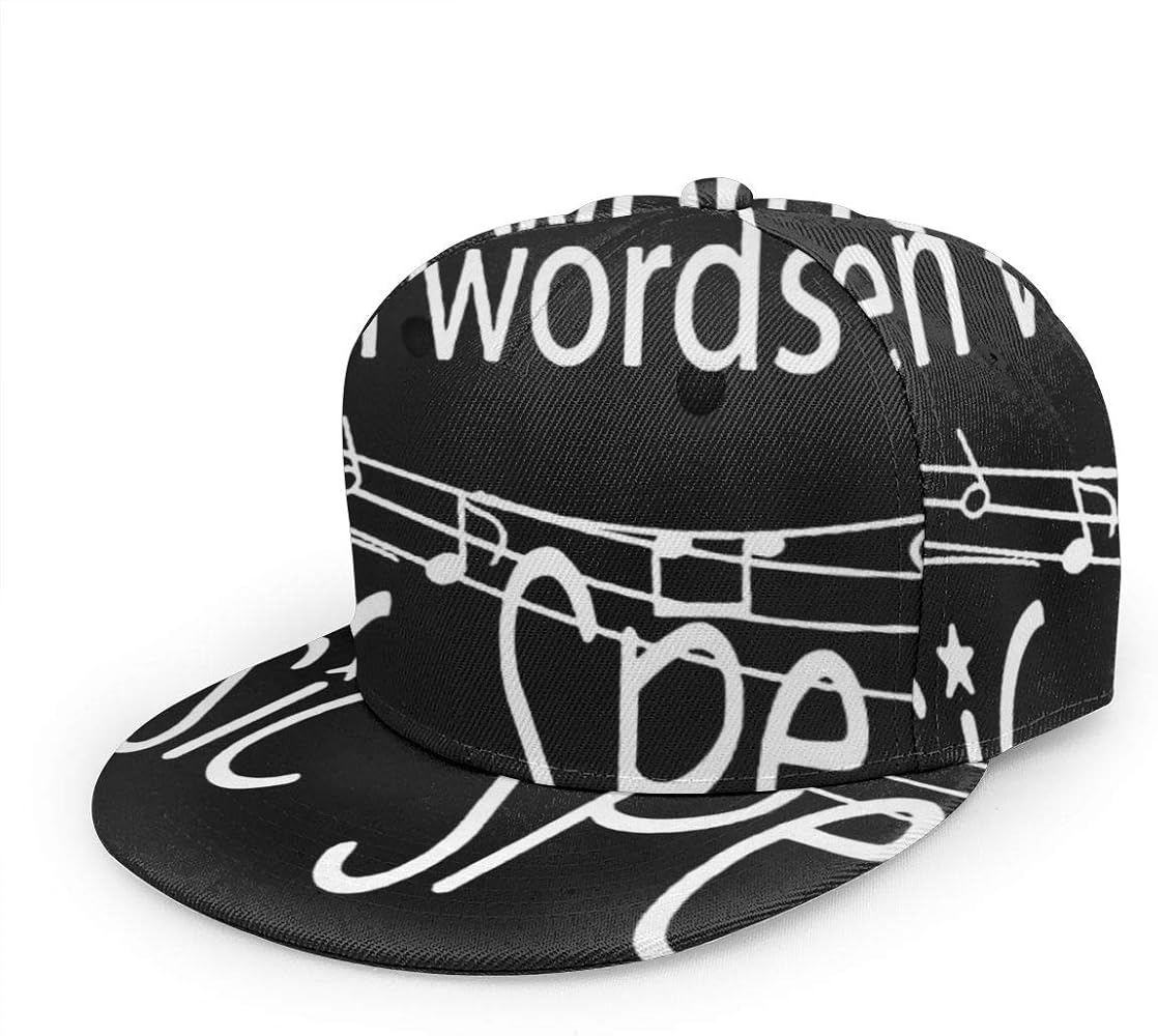 baseball hats with words