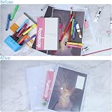 GoodtoU Clear A4 Plastic Wallets 24 Pack with Label Pocket Snap Button view 6
