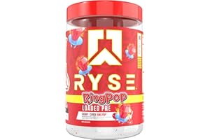 "RYSE Up Supplements" Loaded Pre Workout | Increased Nitric Oxide Pumps, Energy, Strength | Featuring L-Citrulline, Beta Alan