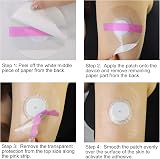 Maylove Freestyle Libre 2/3 Sensor Covers 40 Pack Transparent Patches view 7