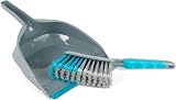 Beldray LA049254 Dustpan and Brush Set Grey Blue Ergonomic Handle view 7