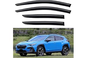 Window Visors Rain Guards for 2024 2025 2026 Crosstrek, Out-Channel Window Vent Wind Deflectors Visors Shades for 24 25 26 Im