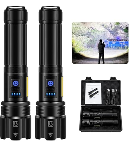 Lampe Torche Police Security 6AAA Zephyr – 700 Lumens – Noire – PS-99977