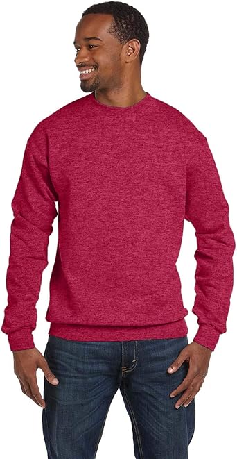 heather red sweatshirt