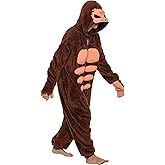 Funziez! Sasquatch Costume- Bigfoot - Halloween Adult One Piece