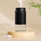 Waterless Essential Oil Diffuser, Portable Mini Scent Diffuser | 100mL Capacity, Rechargeable, Up to 600 Ft&sup2;, 3 Mist Level, 4 Timer Settings, Cold Air, for Car Home Office Bathroom
