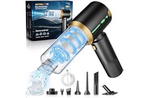 Cordless Car Vacuum Cleaner: Handheld Vacuum with 16000Pa Strong Suction, Brushless Motor & HEPA Filter, 7-in-1 Cleaning Kit,