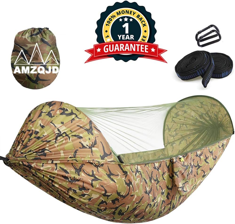 Best portable nylon hammock with mosquito net