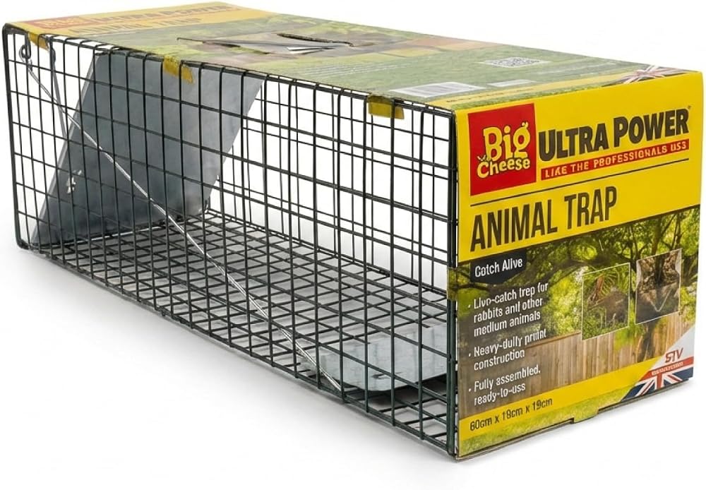 Defenders The Big Cheese Live Animal Trap 60x19x19 cm Silver
