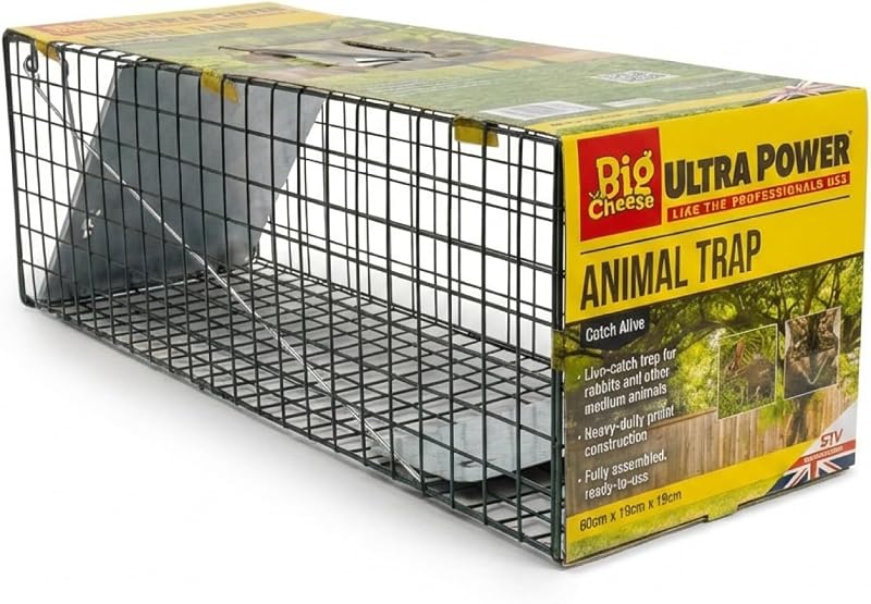 Defenders The Big Cheese Live Animal Trap 60x19x19 cm Silver