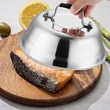 HaWare 2 Pack 9 Inch Cheese Melting Dome with Heat-Proof Handle Stainless Steel view 7