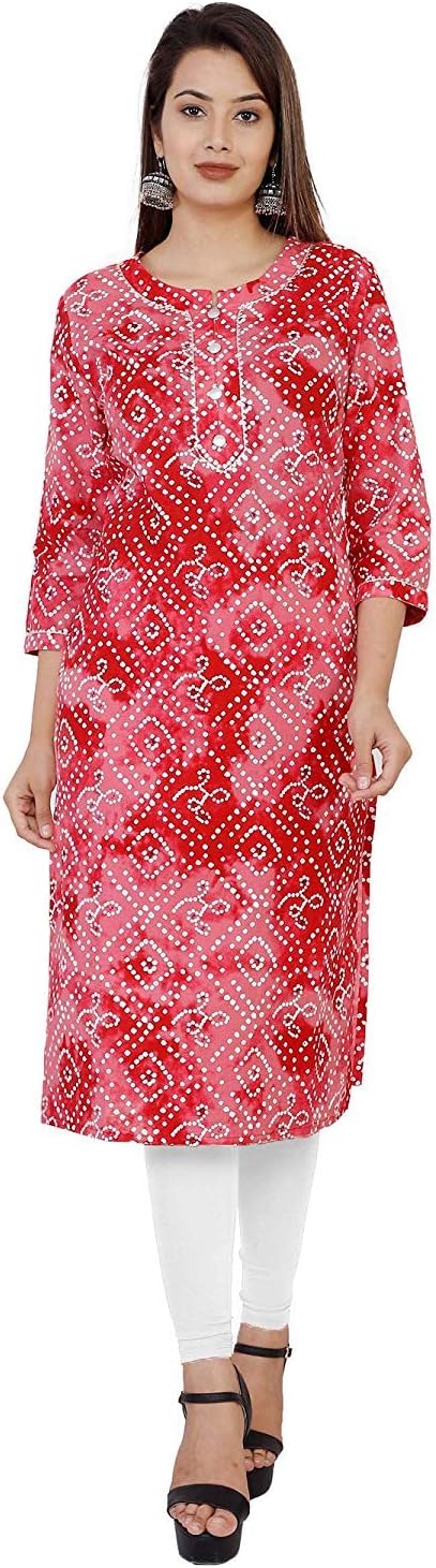 Istyle Can Women's Cotton Printed Kurti