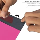 YUNJU 60 Mixed Mailing Self-Seal Bags 6x9 to 12x16 Pink Mixed Sizes view 2