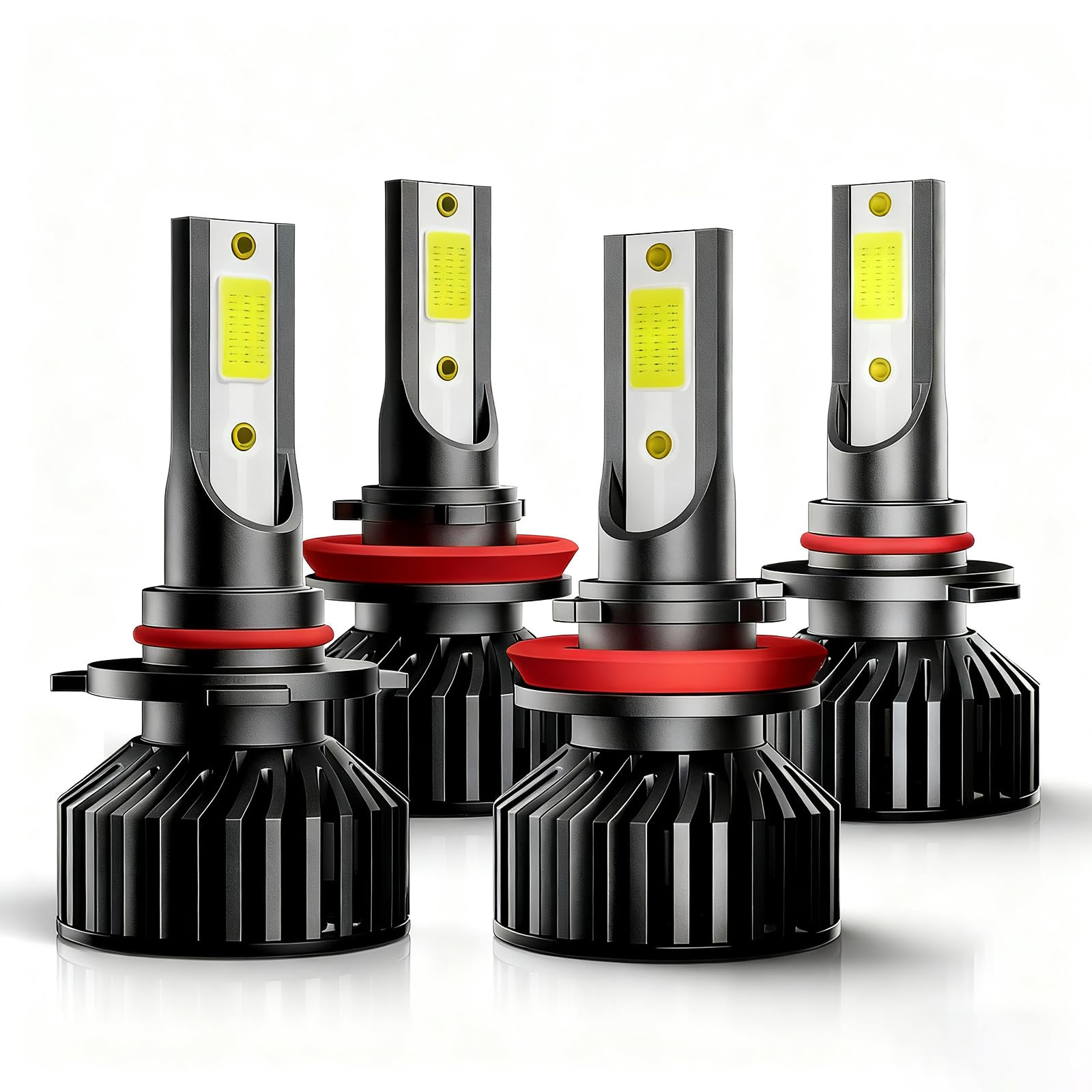 Photo 1 of ANDWOGB Lights Compatible for Dodge Ram 1500 Bulbs 2500 3500 High Low Beam w/o Projector 2009 2010 2011 2012 2013 2014 2015 2016 2017 2018 2019 2020 2021 2022 2023 2024, Plug and Play, Pack of 4