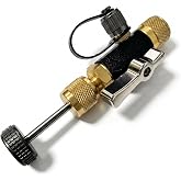 1/4" Mega Flow Valve Core Removal Tool, 20 Micron Vacuum HVAC Service Tool | Compatible with Schrader Valves, Rated Vacuum up to 20 Micrometers, High-Pressure Resistant, Leak-Proof, Durable