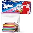 Ziploc Quart Food Storage Slider Bags, Power Shield Technology for More Durability, 42 Count