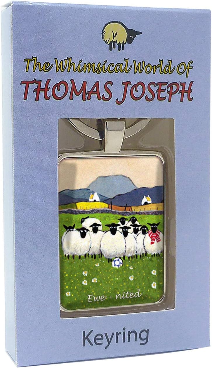 Ewe-nited Keyring Keychain Gift by Thomas Joseph, Multicolour - Image 3