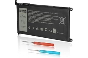 I-BATERIA 42Wh WDX0R Battery for Dell Inspiron 11.4V Battery for 15 5000 7000 Series 15 5567 5565 5568 5578 7573 7579 7560 7570 7569 5775 13 7378 5570 5378 5368 7375 7368 17 5765 5767 P69G P58F 3CRH3
