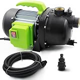 VEATON 800W Portable Garden Booster Pump 1in Female Thread 4m Hose