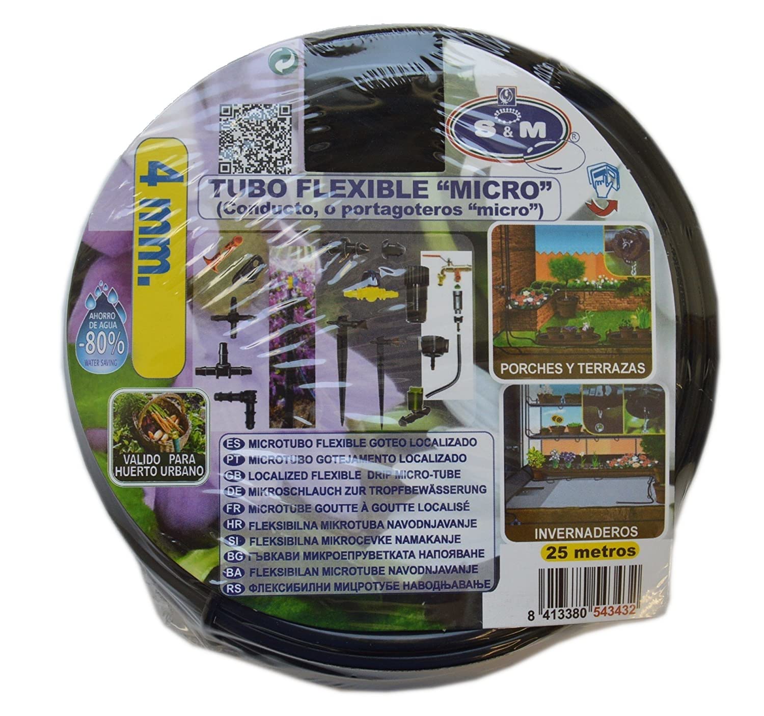 S&M 543432 Microtube Flexible 4 mm x 25 m Microdrip