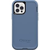OtterBox Defender Series Screenless Edition Case for iPhone 12 & iPhone 12 Pro (Only) - Case Only - Non-Retail Packaging - Baby Blue Jeans (Blue)