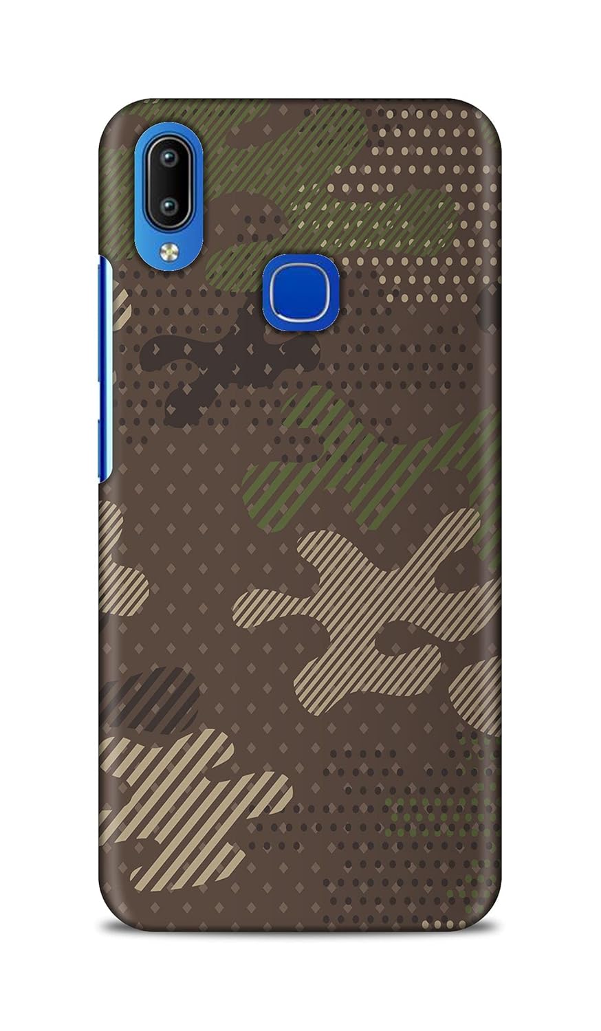 Exclusivebay Mobile Back Cover for Vivo Y91 Camouflage Army Military