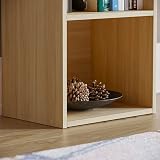 Vida Designs Oxford 4 Tier Cube Bookcase Oak Shelving Storage Unit view 5