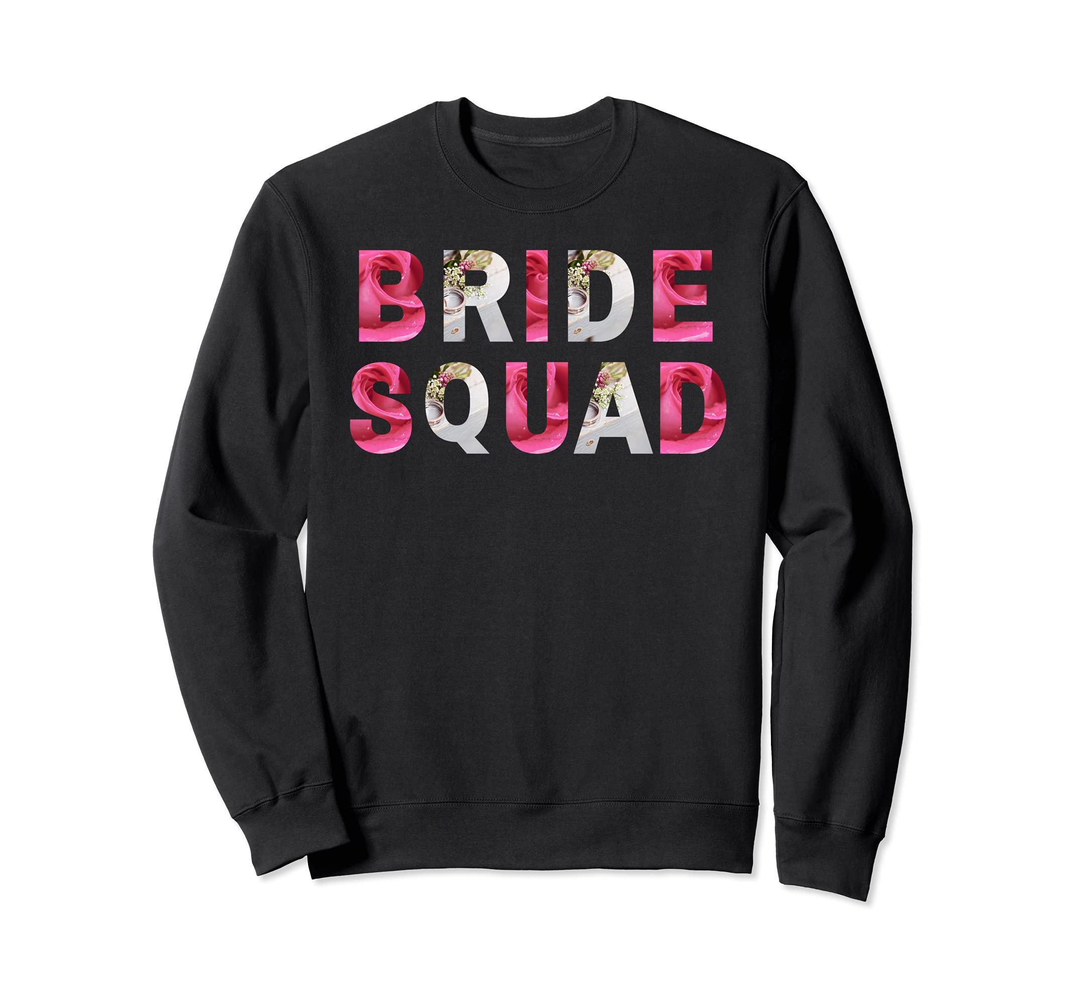 Elegant Bride Squad Wedding Shower Wedding Idea For Women Sweatshirt