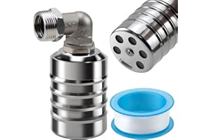 304 Stainless Steel Fully Automatic Water Level Control Float Valve - Auto Shut Off Mini Ball Valve for Water Tanks and Pools