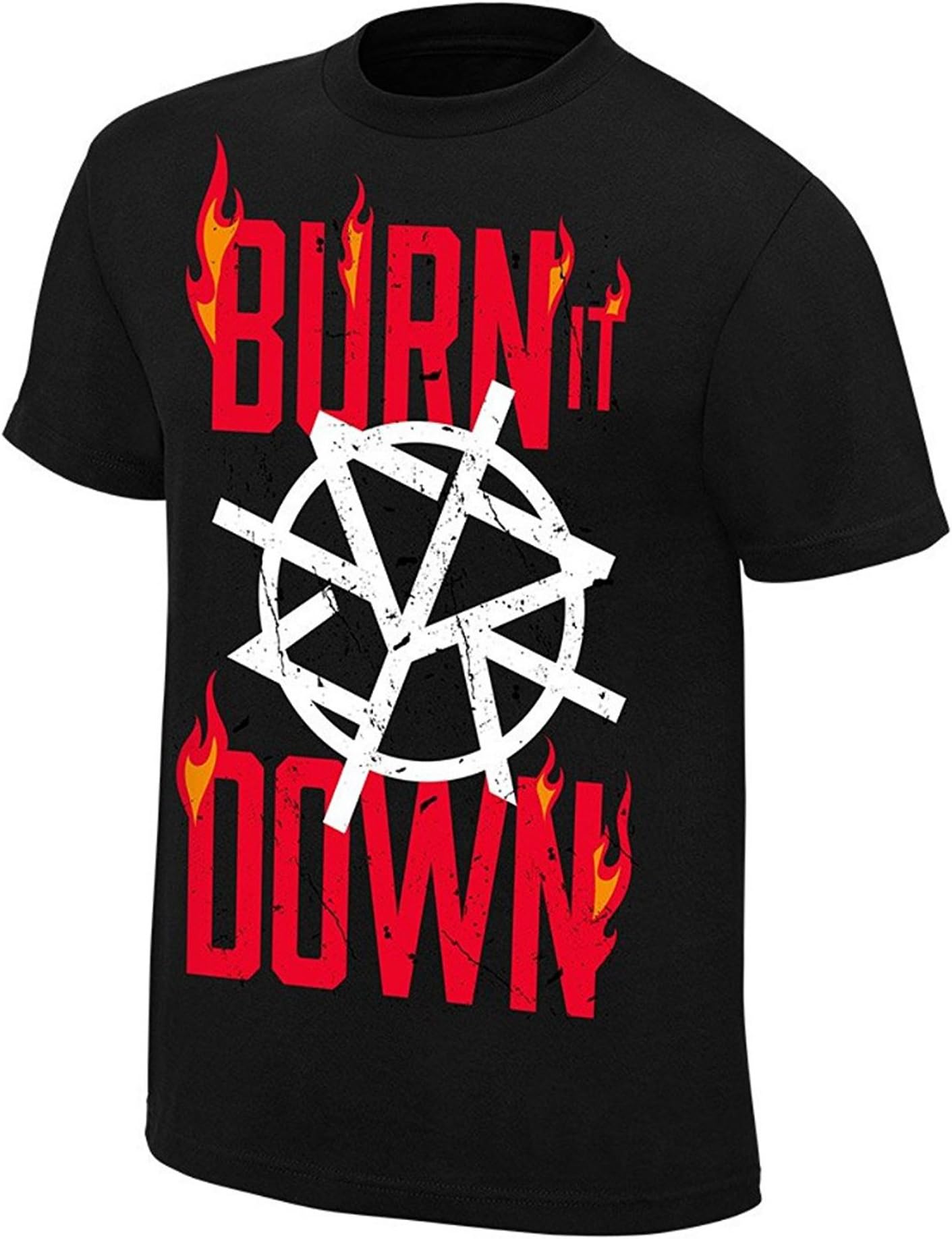 Stylexa cotton printed wwe t shirts for men (Black_seth rollins t shirt_15-XL)