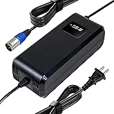 YZPOWER 52V Lithium Battery Charger 58.8V 4A Power Charger Adapter Smart Rapid Charger with Display for 14S 51.8V 52V Li-ion Battery Pack (58.8V 4A(XLR))