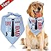 Legendog Dog Bandana Personalised Dog Bandana 'I LOVE DAD' Theme Pet Bandana Creative Scarf Pet Bib for Medium Large Cat Dog