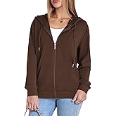 Witsmile Womens Zip Up Hoodies Long Sleeve Hooded Sweatshirts Lightweight Fall Fashion Clothes Casual Trendy Jacket