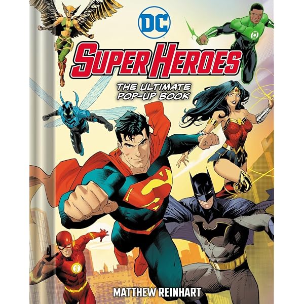 希少　DC Comics スーパーヒーロー洋書3冊セット DC Super Heroes: The Ultimate Pop-Up Book: DC Comics, Reinhart