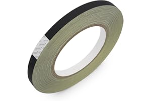 GENNEL Black Electrical Insulating Cloth Tape, 0.3in x 100ft (8mm x 30M) Acetate Fabric Adhesive Tape for Laptop Motor Wire Harness Winding Transformer Stage Guitar Pickup Repair Bookbinding