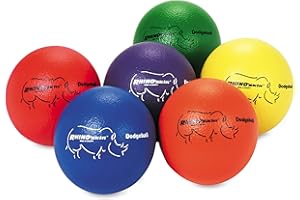 Dodge Ball Set, Rhino Skin, Assorted Colors, 6/Set