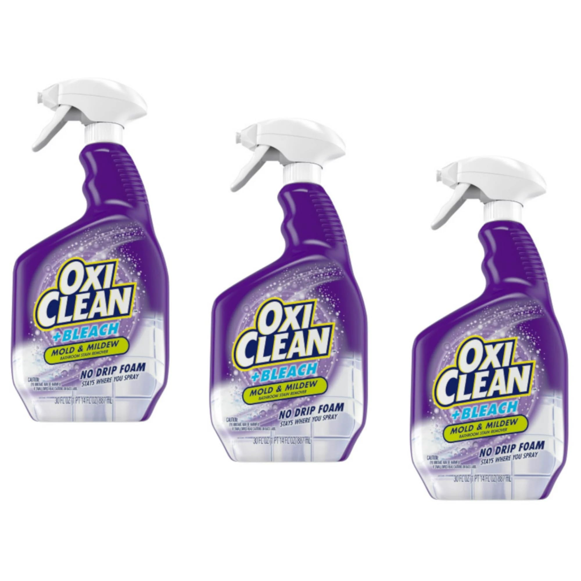 OxiClean plus Bleach, No Drip Foam, Mold & Mildew
