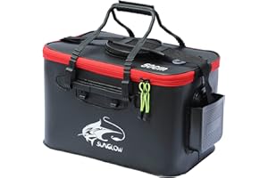 Fishing Bucket, 6Gallon/10Gallon Foldable Fish Bucket,Live Fish Container Multi-Functional Live Fish Bait Bucket,Outdoor Camp