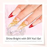 Makartt 3D Nail Gel Sculpting Gel 2x15ml for Nail Art Glue Chrome Powder view 6