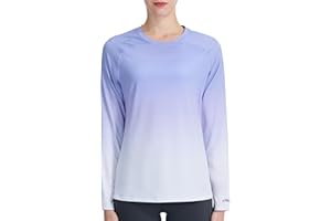 KPSUN Women's UPF 50+ UV Sun Protection Shirt Outdoor Performance Long Sleeve Rash Guard Shirts for Hiking,Swim,Fishing