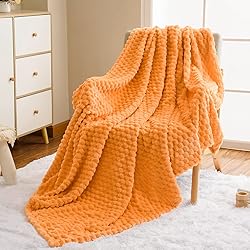 Vessia Flannel Fleece Throw Blanket(50x70 inch), 3D