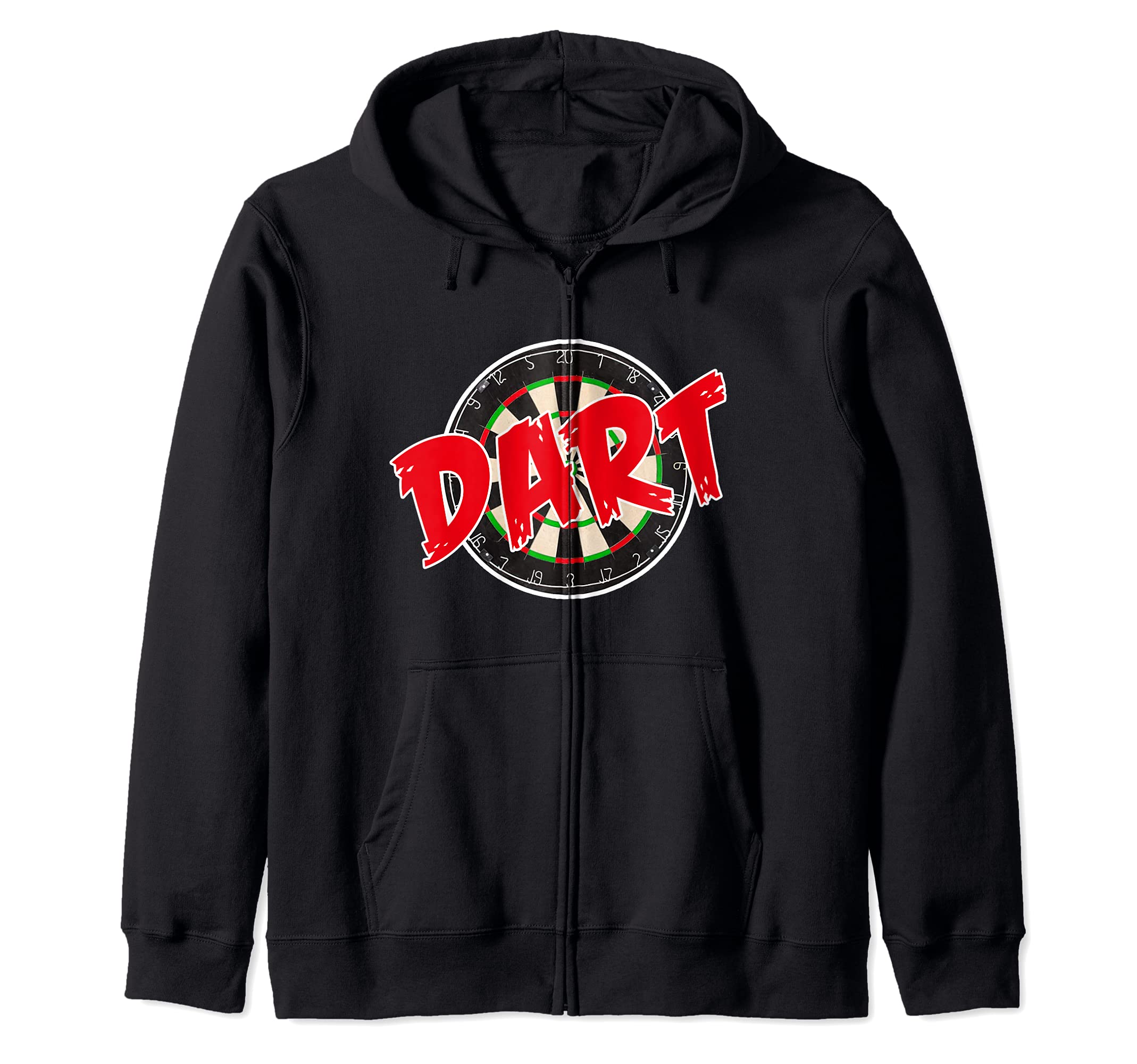Dart Player Bullseye Sport Darts Gift 180 Highscore Zip Hoodie