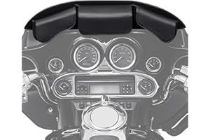 PBYMT Windshield Bag, Fairing Windshield Bag 3 Pocket Batwing, Waterproof Motorcycle Windscreen Bag Compatible with Harley Touring Electra Glide Street Glide FLHX FLH Trike Models 1996-2013