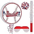 Baseball Piñata for Birthday Party Softball Piñata with Stick, Blindfold, Confetti for Adults Birthday Baby Shower Sports Party Supplies