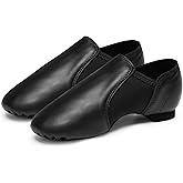Stelle Jazz Shoes for Girls and Boys Slip-On Leather Dance Shoes (Toddler/Little Kid/Big Kid)