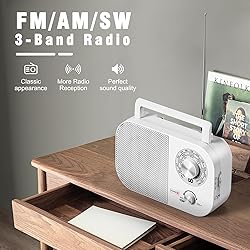 Portable AM FM Radio with Long Range
