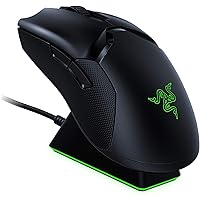 Razer Viper Ultimate Hyperspeed Lightest Wireless Gaming Mouse & RGB Charging Dock: Fastest Gaming Mouse Switch - 20K DPI Optical Sensor - Chroma Lighting - 8 Programmable Buttons - 70 Hr Battery
