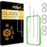 Ailun Screen Protector + Camera Lens Protector for iPhone 17, 3+3Pack | 6.3 inch, Tempered Glass, Installation Frame, Sensor Protection, Dynamic Island Compatible, Case Friendly